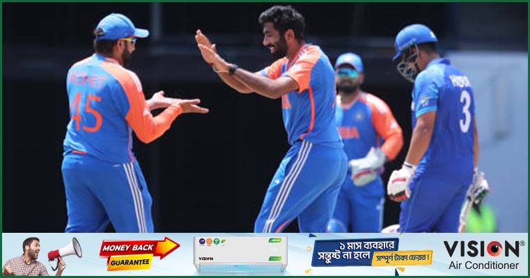 অবিশ্বাস্য বুমরাহয় চড়ে সুপার এইটে ভারতের শুভসূচনা